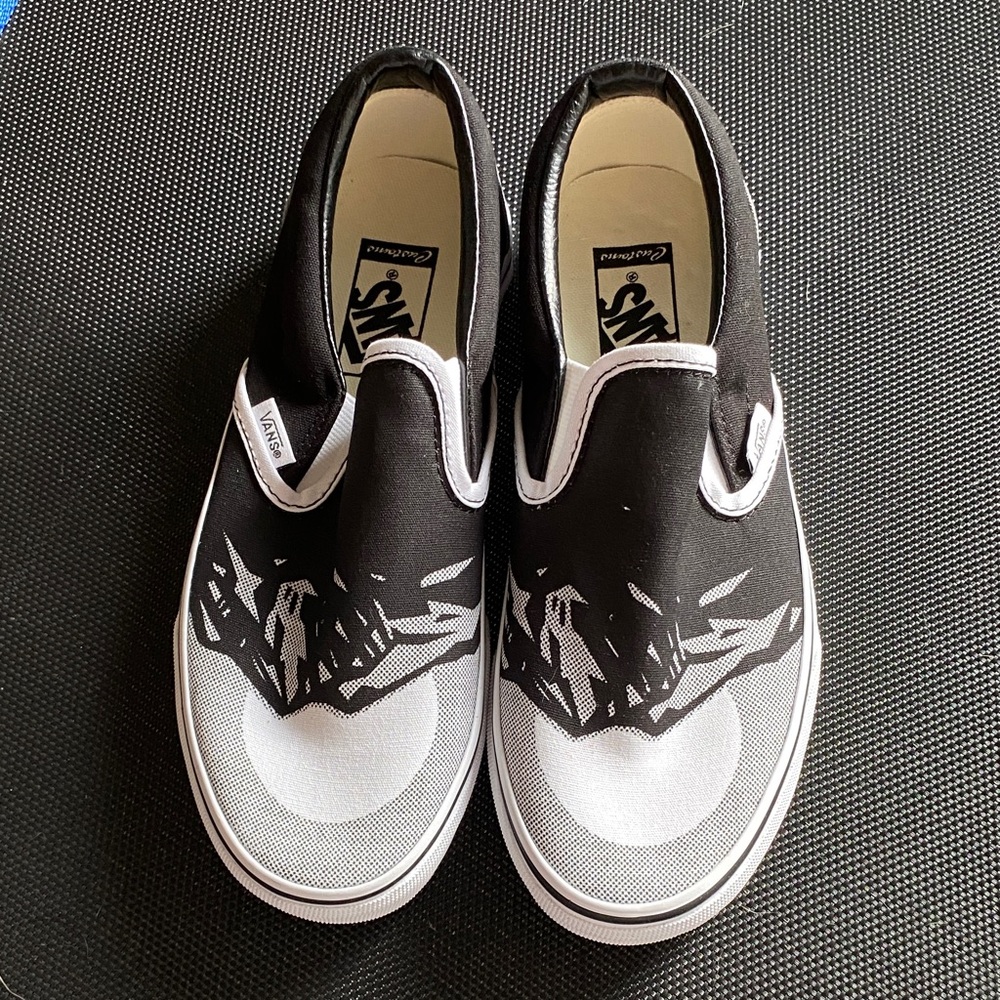 Vans Monochrome Graphic Slip-Ons